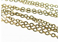 Chain oval 3mm antique copper