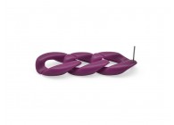 Acrylic spacer chain link 29x20mm magenta