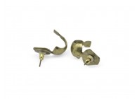 Ear stud for pendants 15x14x11mm antique gold