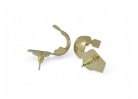 Ear stud for pendants 18x16x12mm gold