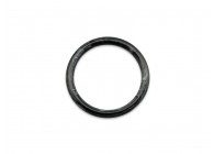 Acrylic spacer round 4.8x49mm grey black
