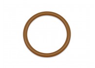 Acrylic spacer round 77x6.5mm camel