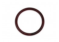 Acrylic spacer round 77x6.5mm bordeaux