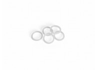 Rubber ring 18x2.4mm white transparent
