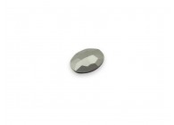 Crystal for gluing oval 14x10mm black