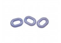 Acrylic spacer chain link 24x18x5mm lavender