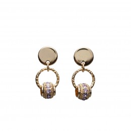 Inspiration Earring Simple Lilac O727