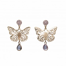 Inspiration Earring Lilac Butterfly O729