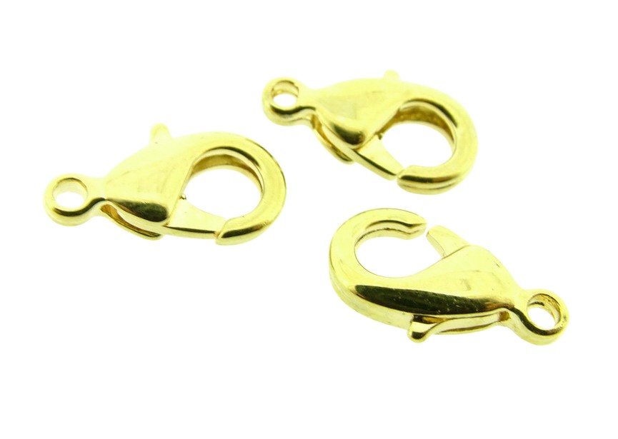 Lobster clasp 15mm gold