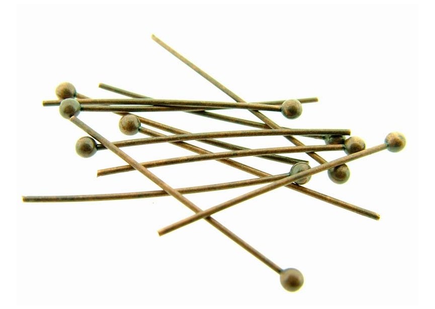 Ball-pin 25mm old copper