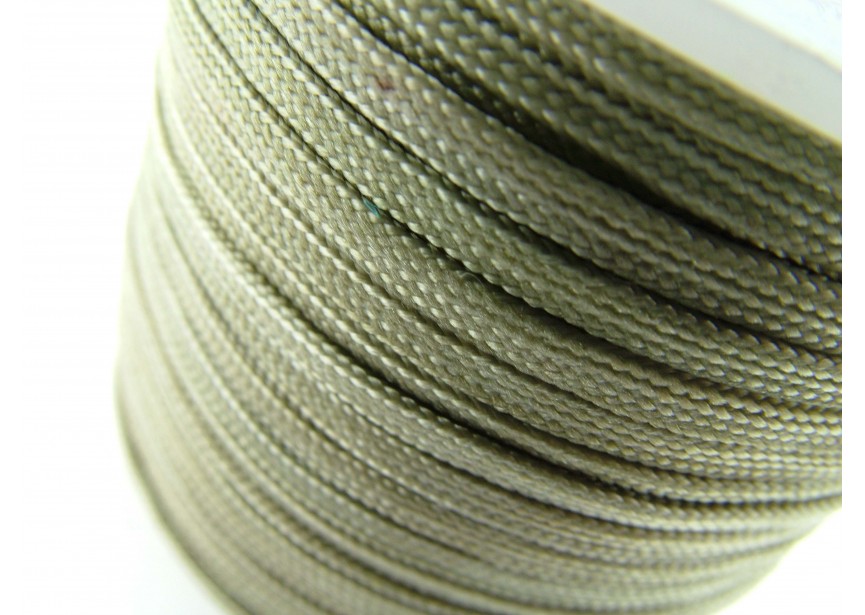 synth cord 3mm olive green