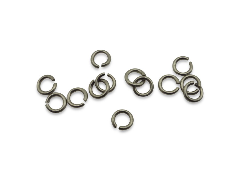 O-ring (jumpring) 4/0.7mm antique silver