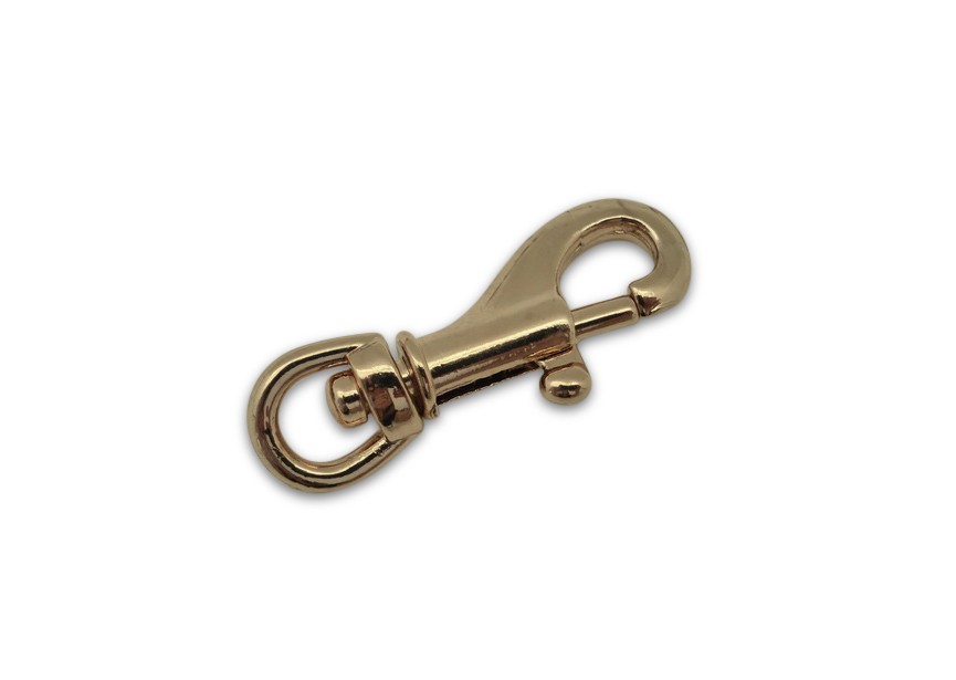 Clasp keychain 33mm rose gold
