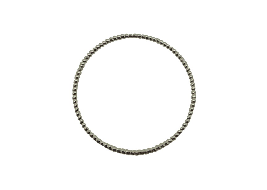 tussenstuk cirkel 35mm zilver
