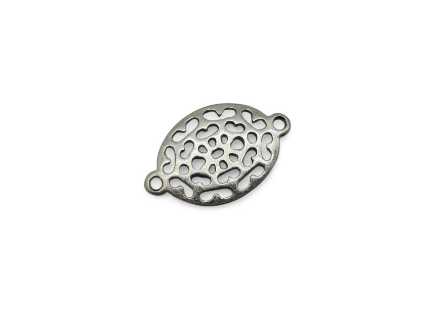 spacer 24x15mm antique silver