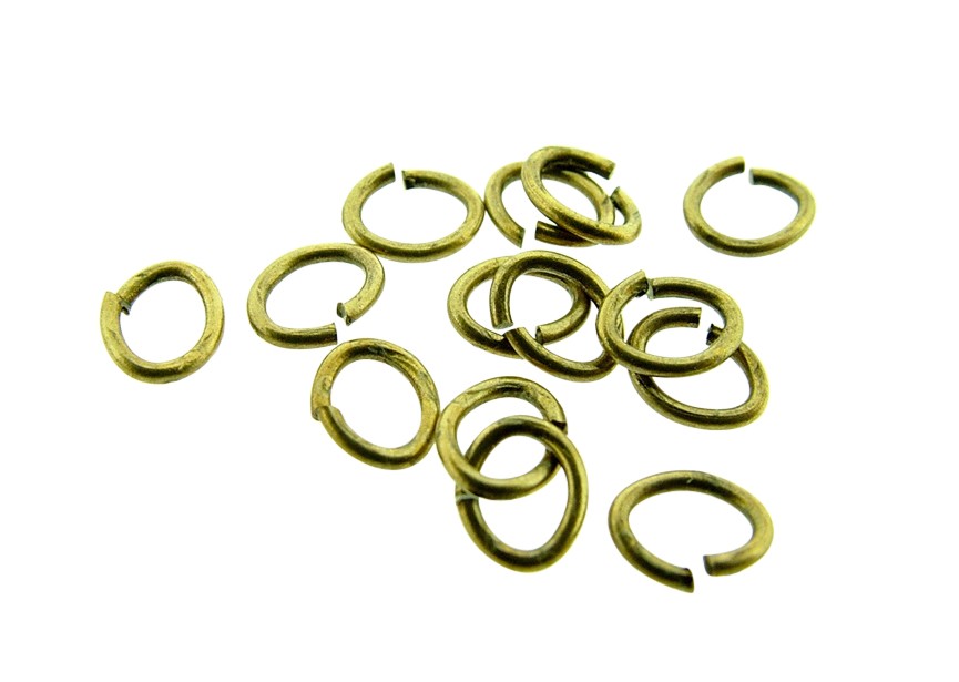 Oval O-ring 4 mm old gold