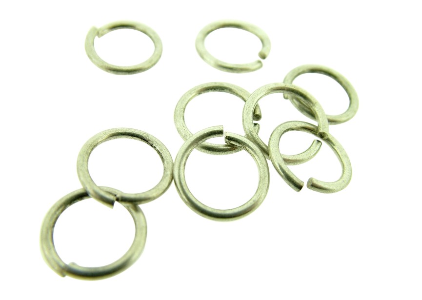O-ring 12mm/1.5mm dikte,oud zilver