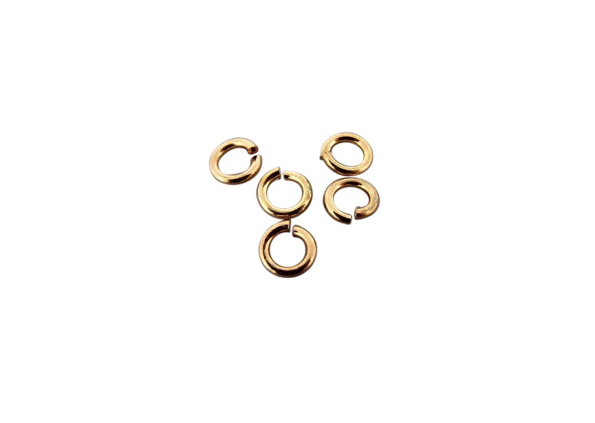 O-ring (jumpring) 5 mm rose gold