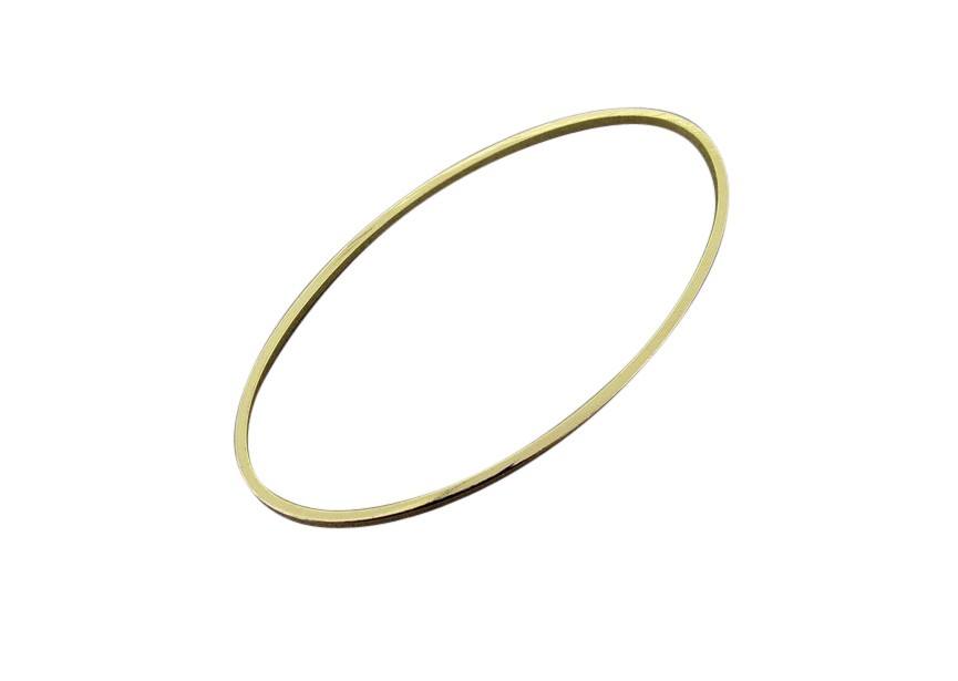 link oval 54x27x1mm gold