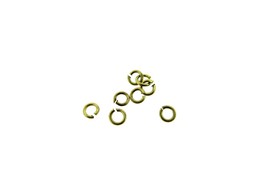 O-ring 3.2x0.6mm antique gold