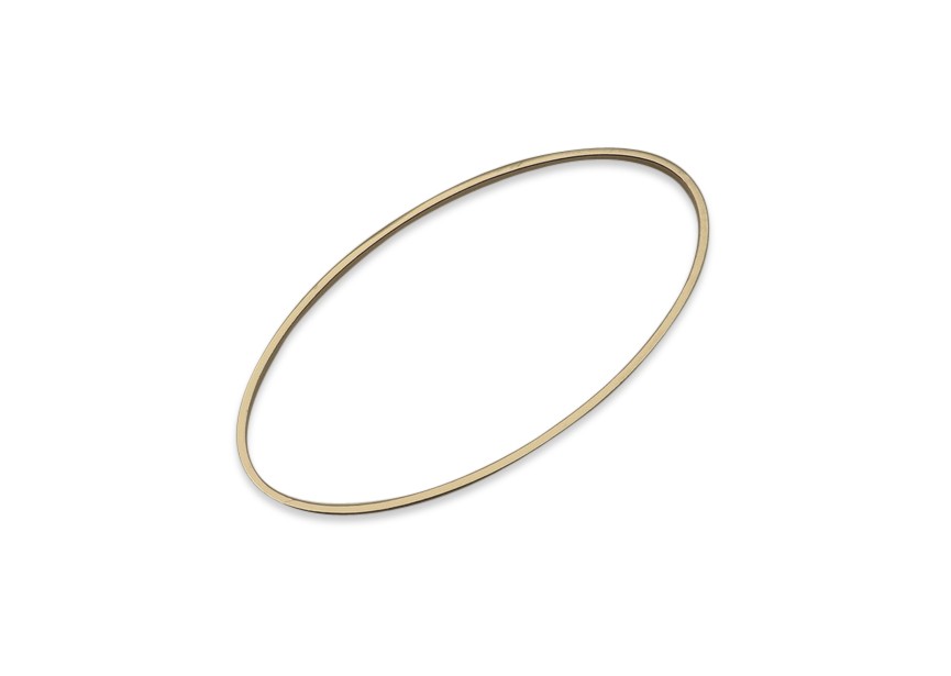 link oval 54x27x1mm rose gold