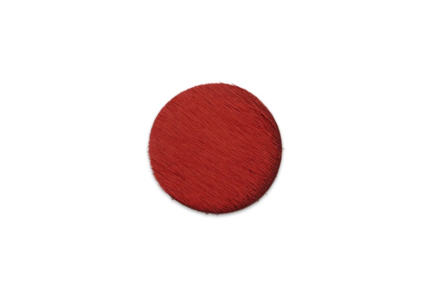 Workable element leather 20mm red