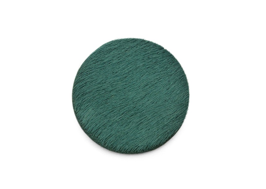 Workable element leather 30mm turquoise