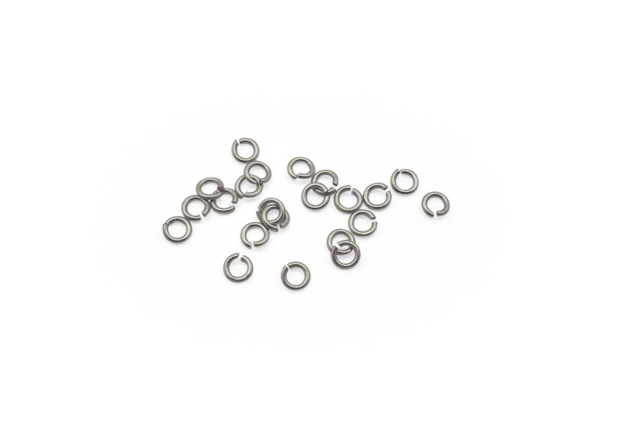 O-ring 3.2x0.6mm matt rhodium