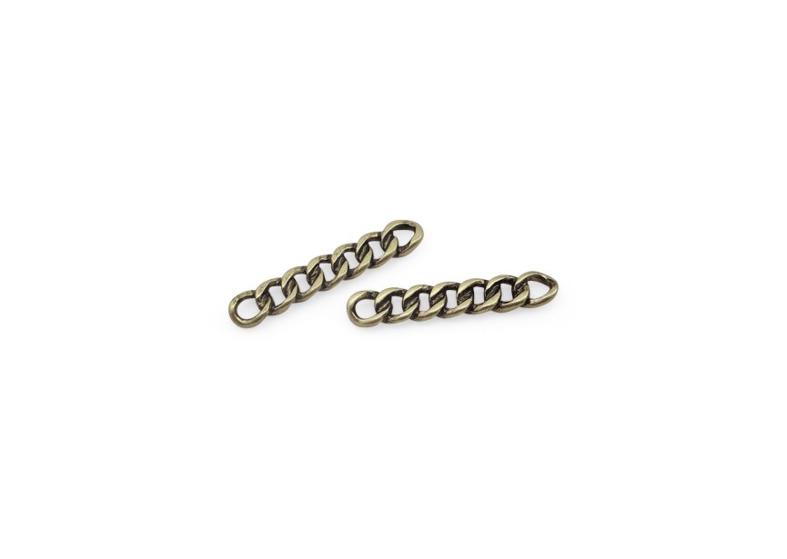 Spacer links 24x0.5mm antique gold
