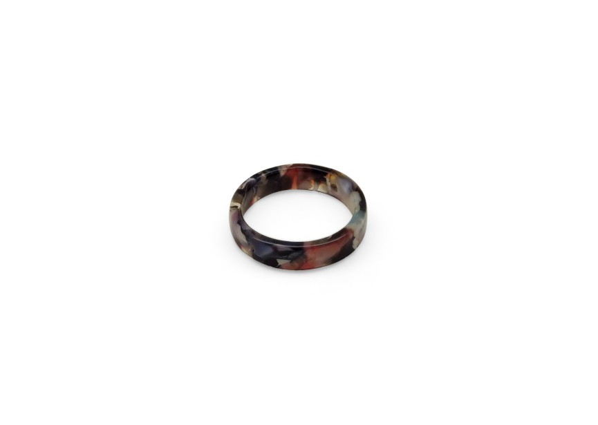 Resin spacer ring 30x3mm multocolor