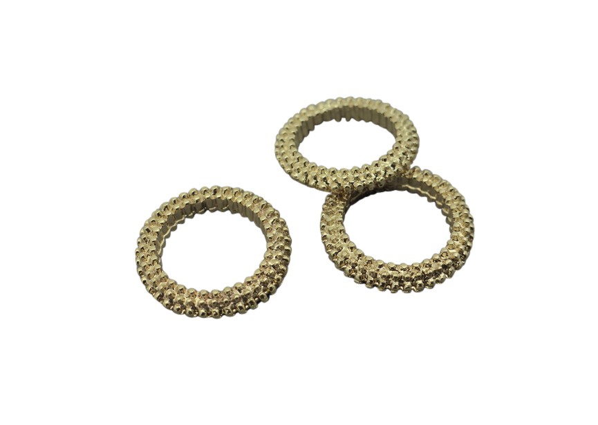 Spacer 15x1.5mm gold