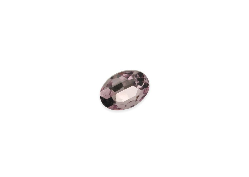 Crystal for gluing oval 14x10mm light pink