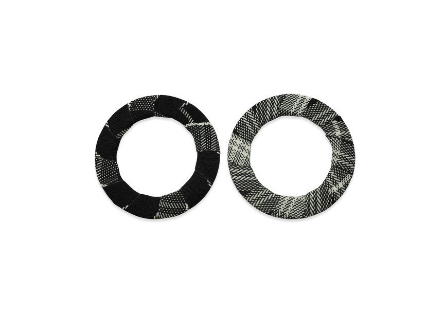 Links / Connectors textile tartan 45mm black