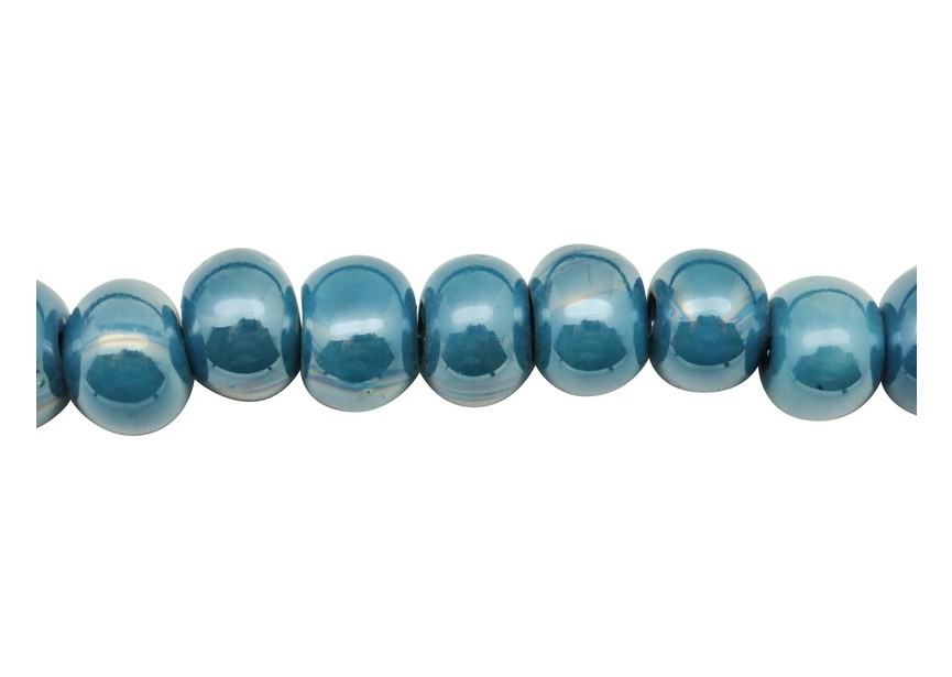 Ceramic bead 10/3mm sky blue