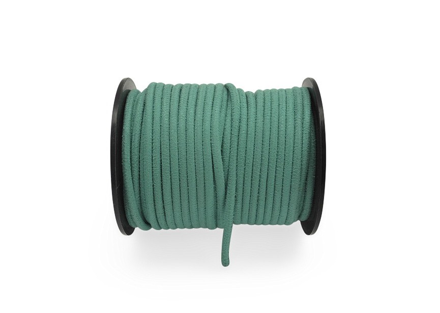 Faux suede cord microfiber 3mm 10m sea green