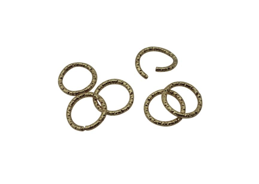 spacer open ring 10x1.3mm gold