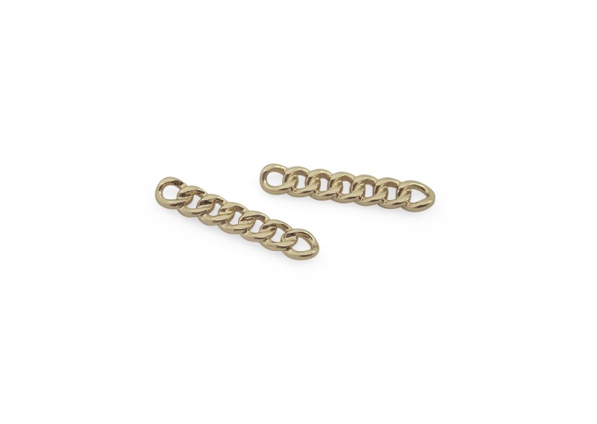 Spacer links 24x0.5mm gold