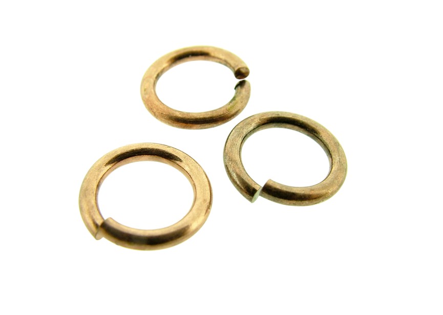 O-ring 10mm/1.5mm dikte, oud koper