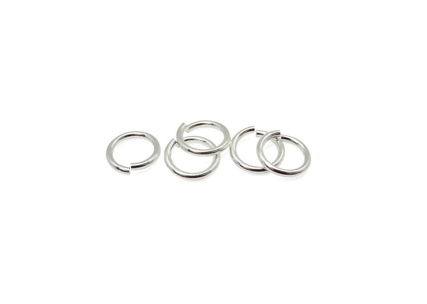 Jump ring 15x2mm silver