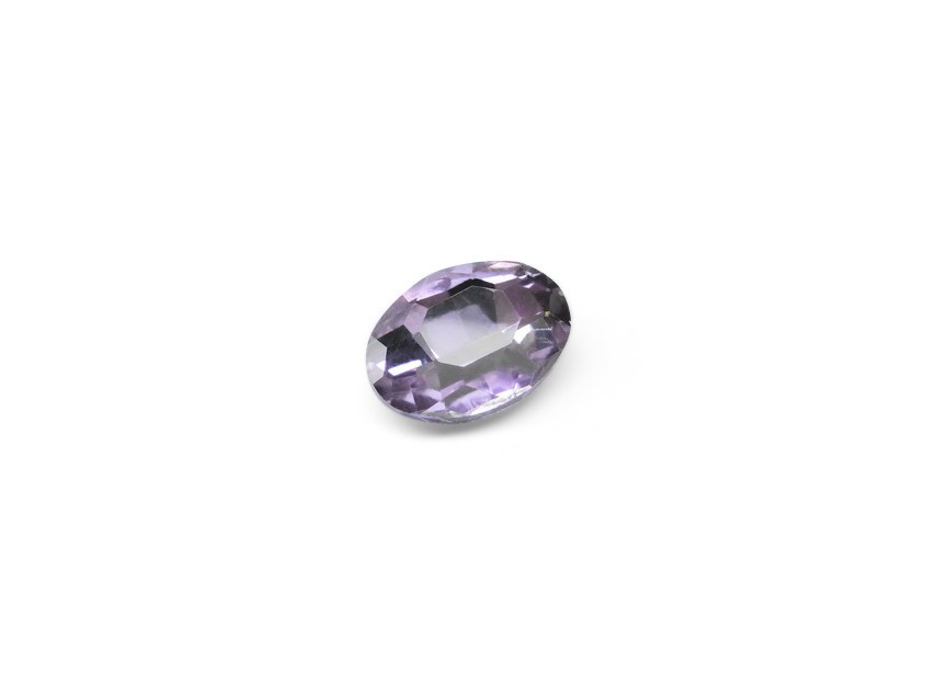 Crystal for gluing oval 14x10mm lilac