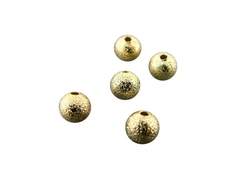 Sandy ball 6mm gold
