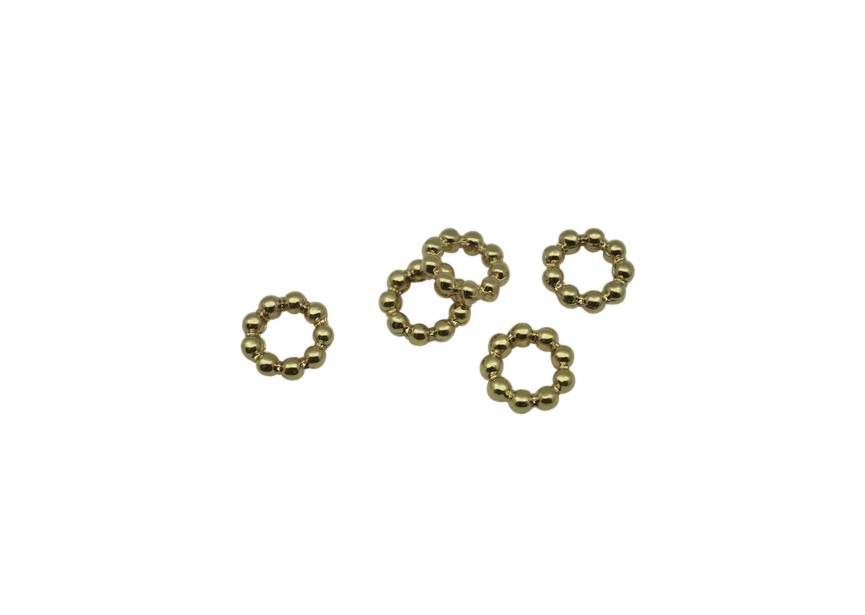 spacer ring 7x1.7mm gold