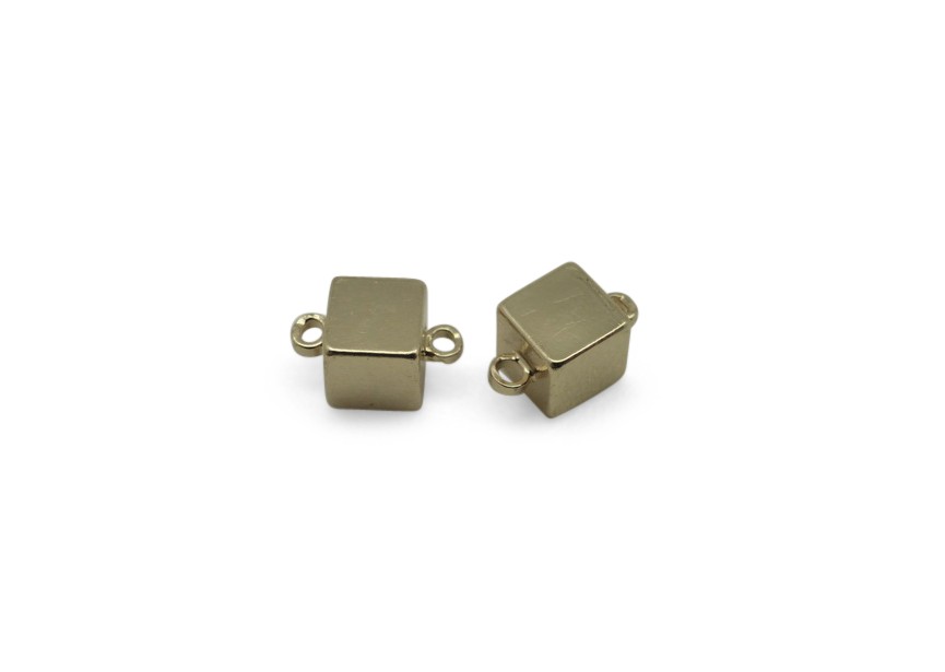 spacer 5x5x9mm gold