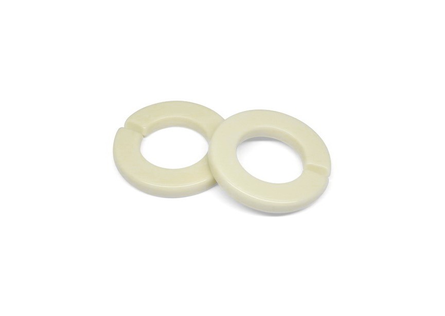 Acrylic spacer chain link 32x4.6x7mm ivory