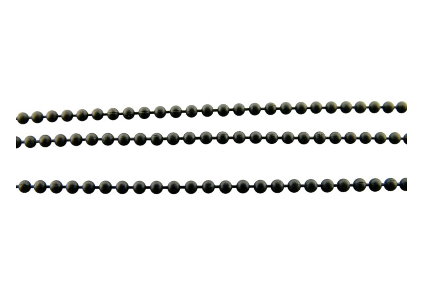 Chain 1mm d.black