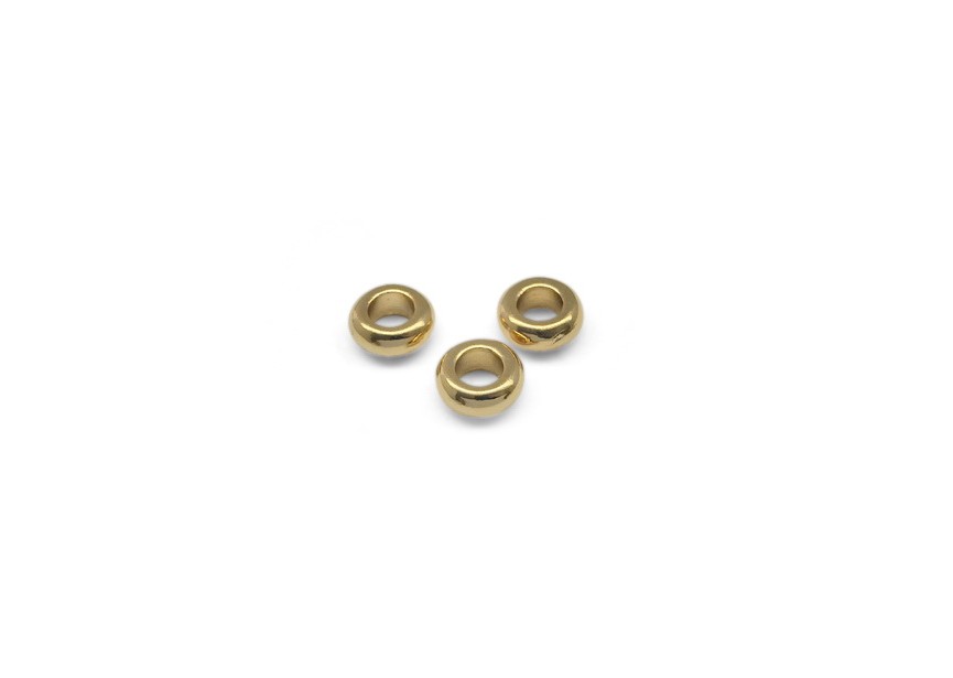 spacer ring 7x3.2mm gold