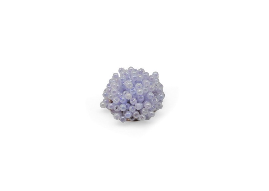 Cabochon rocailles 16mm lila