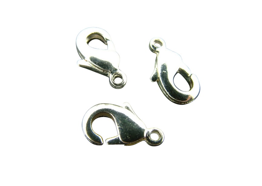 Lobster clasp 12mm silver