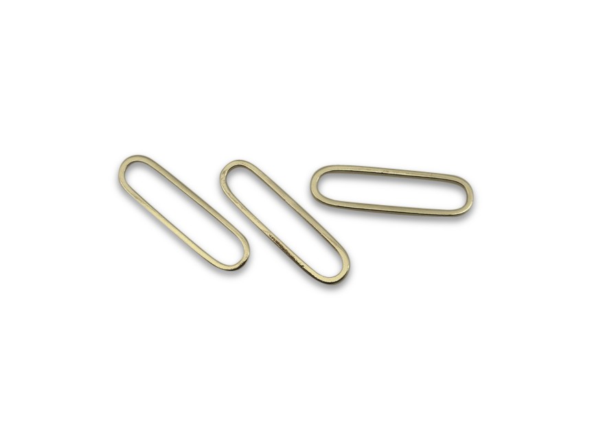 spacer 25x7mm gold