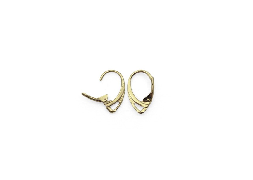French clasp 18x11mm gold